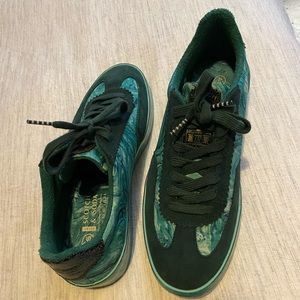 Scotch and Soda Green Marbleized Sneakers like-new with box.